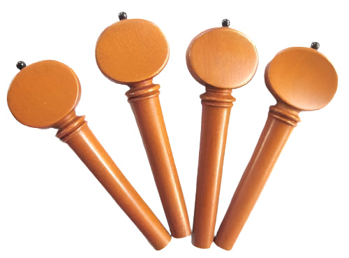 Violin pegs-French-Boxwood-Ebony pin