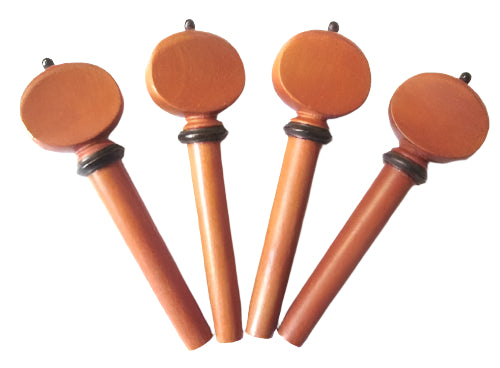 Violin pegs-French-Boxwood-ebony trimme