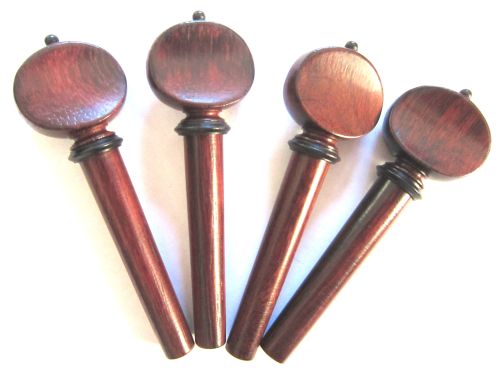Violin pegs-French-Rosewood-Ebony trimme