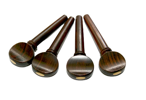violin pegs-French-Rosewood-Diamond inlay