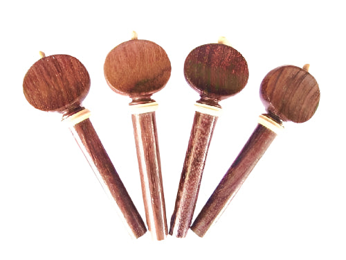 Violin pegs-French-Rosewood-white trimme