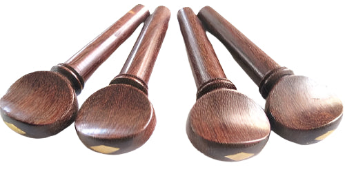 Violin pegs-French-Tetul-diamond inlay