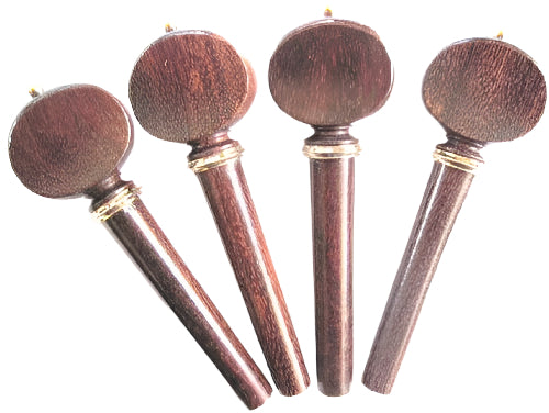 Violin pegs-French-Tetul-gold trimme