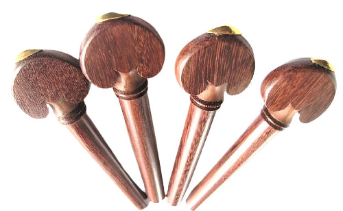 Viola pegs-Heart-Tetul-Gold olive