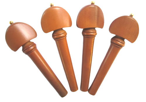 Violin pegs-Hill-Boxwood-gold pin