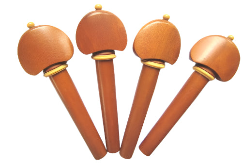 Violin pegs-Hill-Boxwood-white trimme