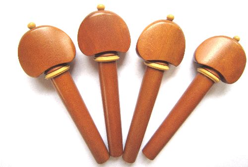 Violin pegs-Hill-Boxwood-white trimme