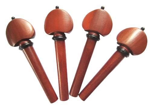 Violin pegs-Hill-Castel Boxwood- Ebony trim
