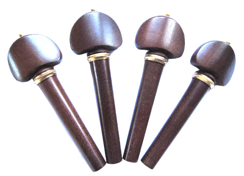 Violin pegs-Hill-crabwood-gold trimme