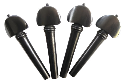Violin pegs-Hill-Ebony-ebony pin