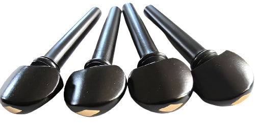 Violin pegs-Hill-Ebony-diamond inlay