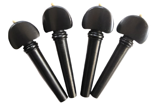 Violin pegs-Hill-Ebony-white pin