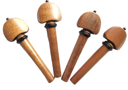 Violin pegs-Hill-Maple-Ebony trimme