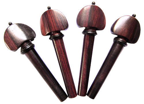 Violin pegs-Hill-Rosewood-black collar&pin