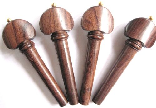 Violin pegs-Hill-Rosewood-gold pin