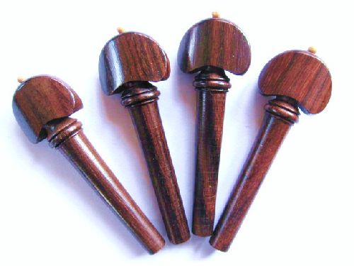 Viola pegs-Hill-rosewood-white pin