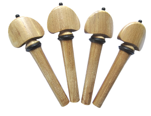 Violin pegs-Hill-Teak-Ebony trimme