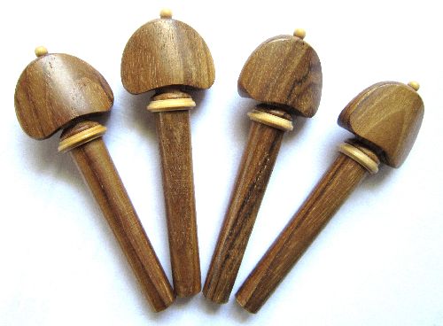 Violin pegs-Hill-Teak-white trimme