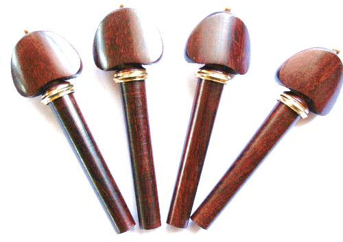 Violin pegs-Hill-Tetul-Gold trimme