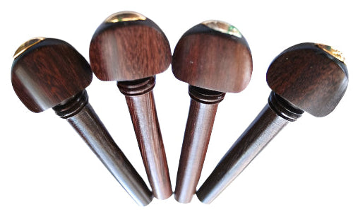 Violin pegs-Hill-Tetul-Gold olive