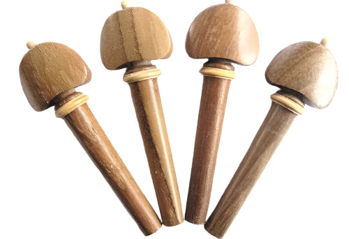 Violin pegs-Hill-Walnut-white trimme