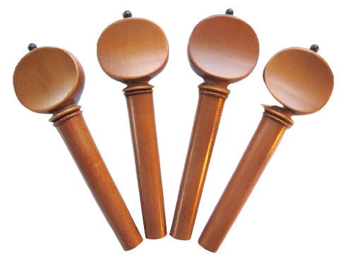 Violin pegs-Mirecourt-Boxwood-Ebony pin