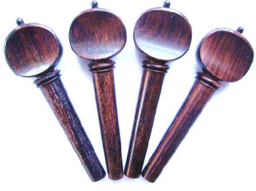Violin pegs-Mirecourt-Rosewood-ebony pin