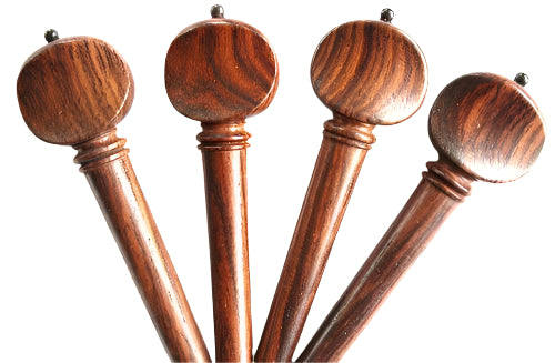 Violin pegs-Swiss-Rosewood-Ebony pin