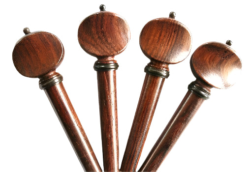 Violin pegs-Swiss-Rosewood-ebony trimme