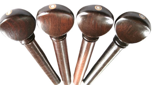 Viola pegs-Swiss-Rosewood-Parisian eye