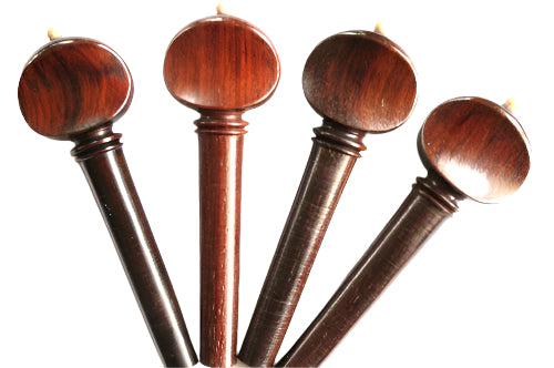 Violin pegs-Swiss-Rosewood-White pin