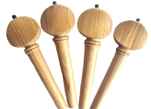 Violin Pegs-Swiss-Teak-Ebony pin