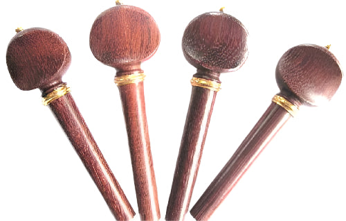 Violin pegs-Swiss-Tetul-gold trimme