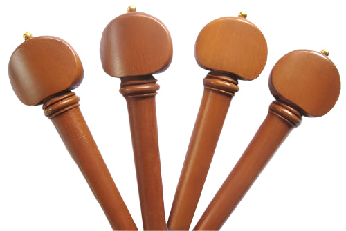 Violin pegs-Winterling-Boxwood-Gold pin