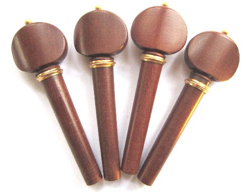 Violin pegs-winterling-Crabwood-gold trimme