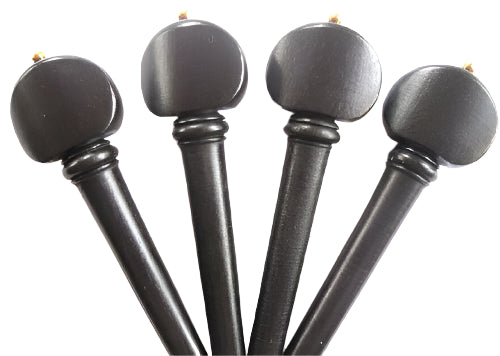 Violin pegs-Winterling-Ebony gold pin