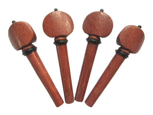 Violin pegs-Winterling-Mahogany-Ebony trimme