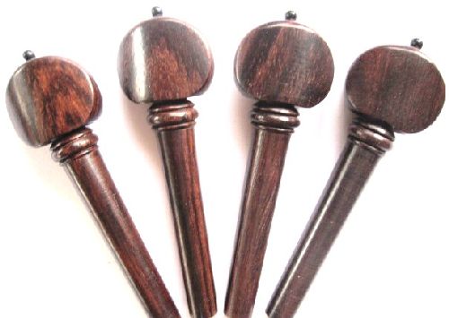 Violin pegs-Winterling-Rosewood-Ebony pin