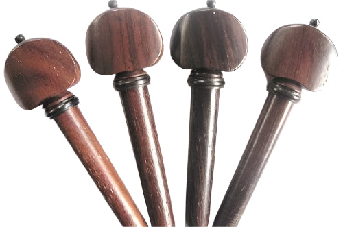 Viola pegs-Winterling-Rosewood-black trimme