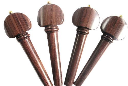 Violin pegs-Winterling-Rosewood-gold pin