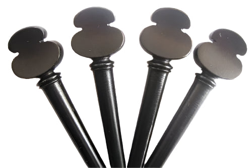 Violin pegs-Zans-Ebony