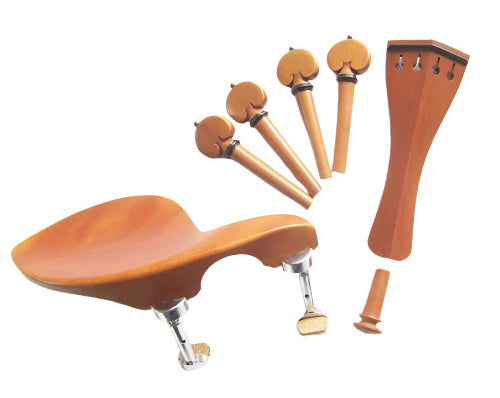 Violin fitting set- Boxwood-Castel-Heart