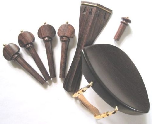 Violin fitting set- Rosewood-Gold