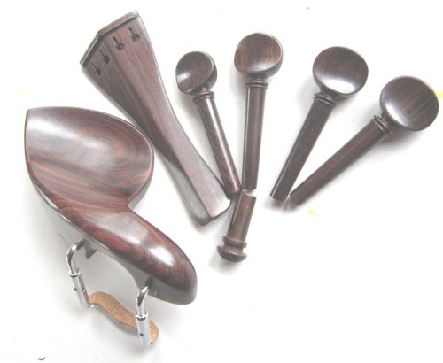 Viool onderdelen accessoires 4/4 Tuning Pegs&Chinrest&Endpin Viool onderdelen accessoires 4/4 Tuning Pegs&Chinrest&Endpin