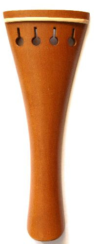 Violin tailpiece-French-boxwood-white saddle