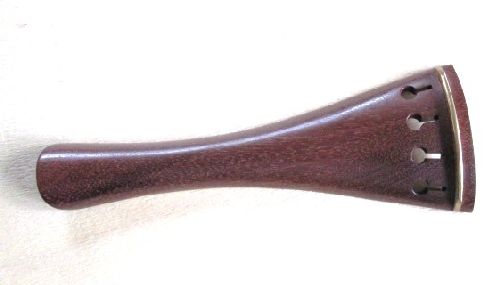 Violin tailpiece-French-Crabwood-gold saddle