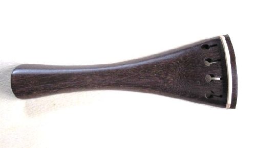 Violin tailpiece-French-Crabwood-white saddle