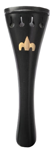 Violin tailpiece-French-Ebony-brass bird