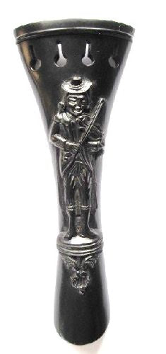 Viola tailpiece-French-Ebony-carved violist