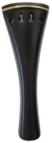 Viola tailpiece-French-Ebony gold saddle